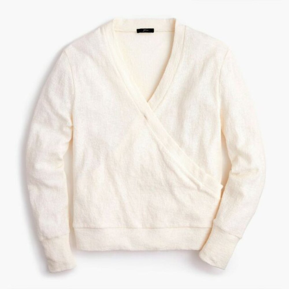J. Crew Faux Wrap Top